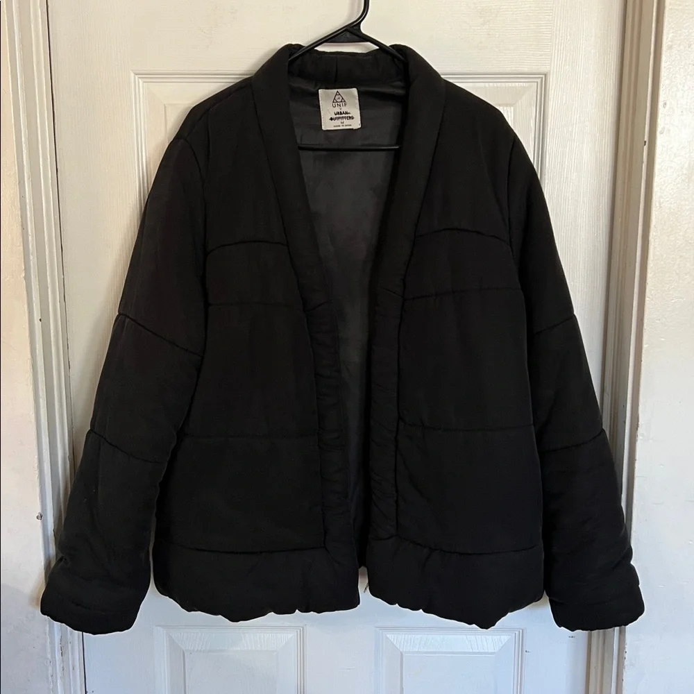 Unif Urban Outfitters Black Jacket Coat M - Picture 3 of 6